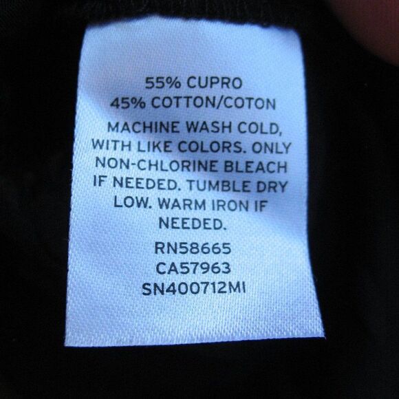 Something Navy Black Pleated Blouse Top - Picture 8 of 9